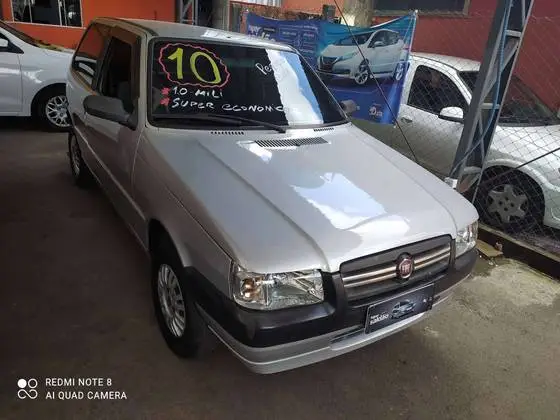 Carro Fiat Uno Mille 2010 Fire Economy 1.0 (Flex) 2p