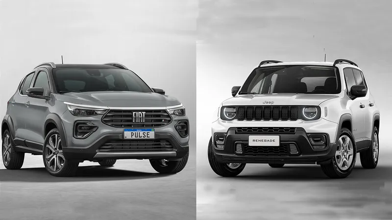 Jeep Renegade de entrada ou Fiat Pulse completão: qual a melhor compra?