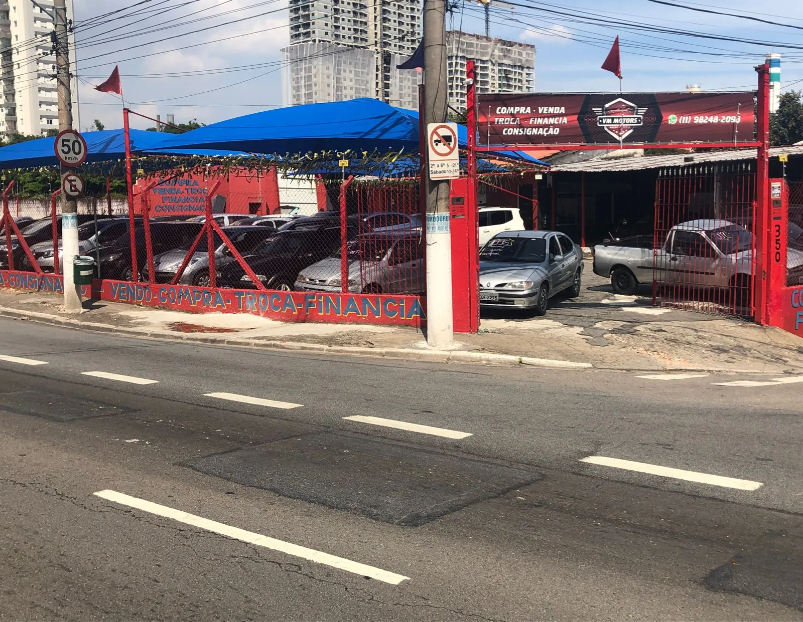 Fachada da loja VM MOTORS - São Paulo - SP