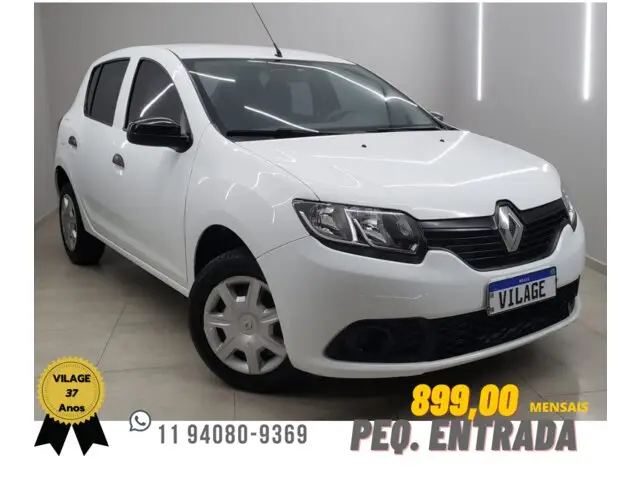 Carro Renault Sandero 2017 Authentique Hi-Power 1.0 16V (Flex)