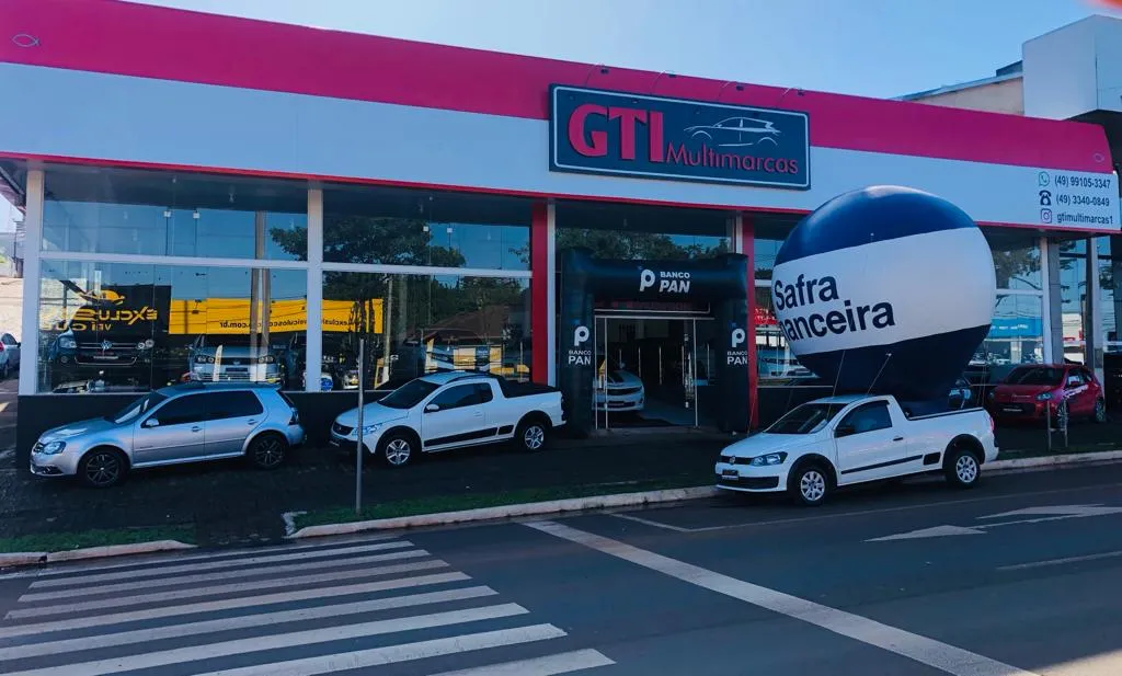 Fachada da loja GTI MULTIMARCAS - Chapecó - SC