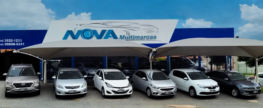 Fachada da loja Veículos à venda em Nova Multimarcas - Lins - SP | Mobiauto