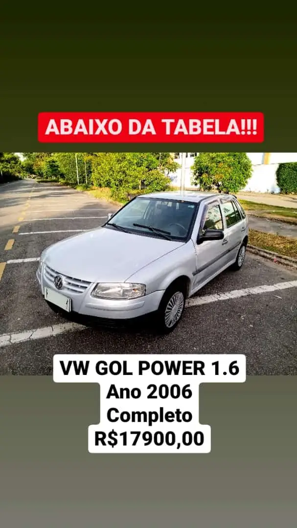 Carro Volkswagen Gol 2006 Power 1.6 (G4) (Flex)