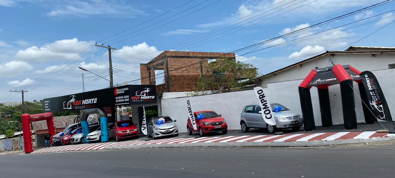 Fachada da loja Veículos à venda em VIA NORTE VEICULOS - Manaus - AM | Mobiauto