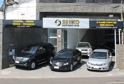 Fachada da loja Seiko Automoveis - Bauru - SP