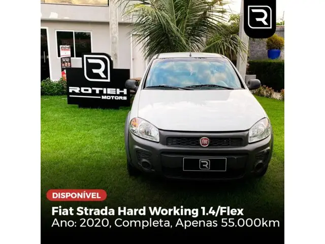 Carro Fiat Strada 2020 Hard Working 1.4 (Flex) (Cabine Simples)