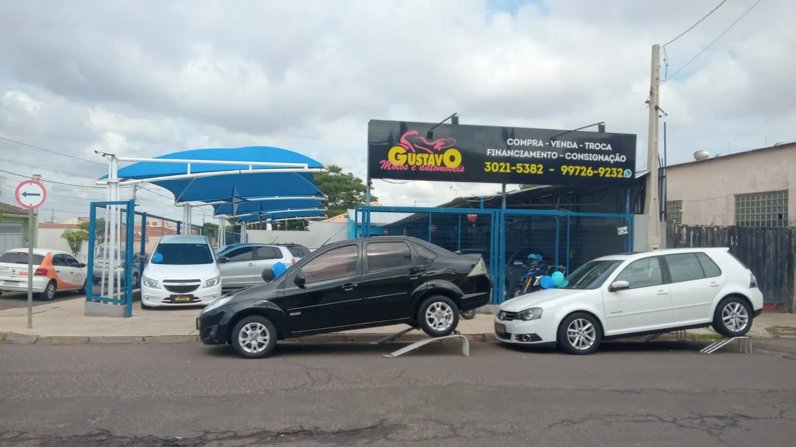Fachada da loja GUSTAVO MOTOS E VEICULOS  - Birigüi - SP