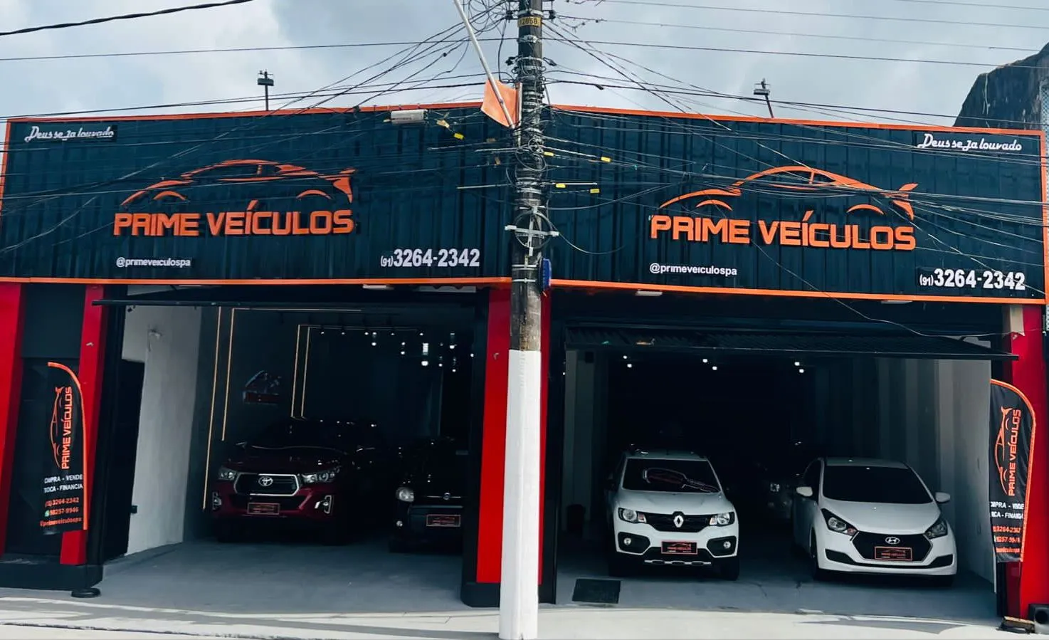 Fachada da loja PRIME VEICULOS - Belém - PA