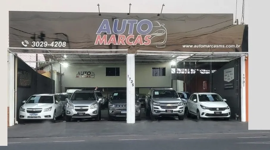 Fachada da loja Auto Marcas Veiculos - Campo Grande - MS