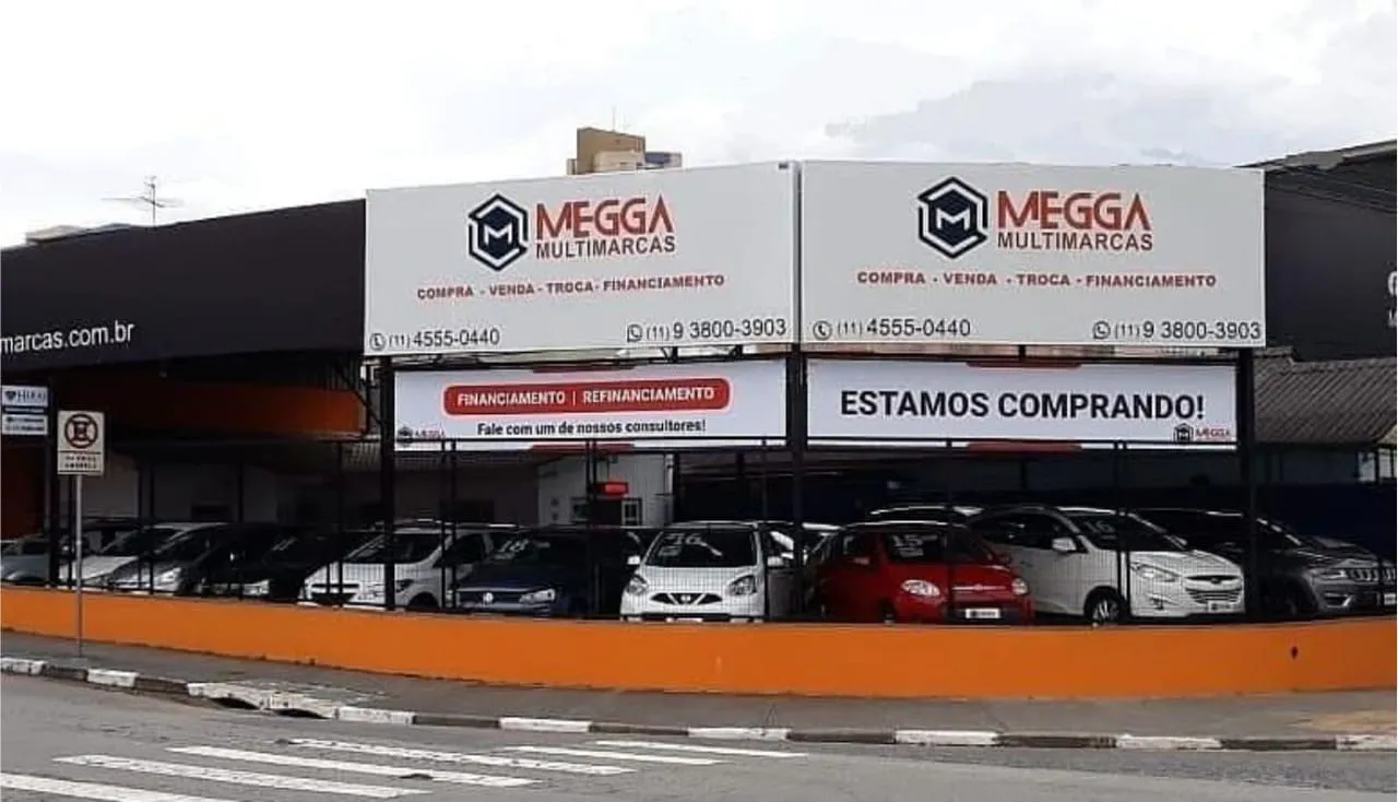 Fachada da loja Megga Multimarcas  - Mauá - SP