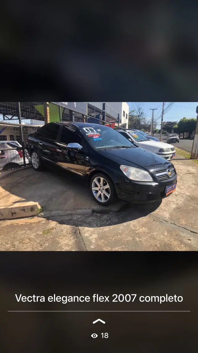 Carro Chevrolet Vectra 2007 Elegance 2.0 (Flex) (Aut)