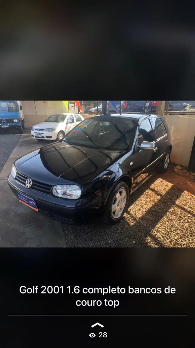 Carro Volkswagen Golf 2001 Black&Silver 1.6 MI