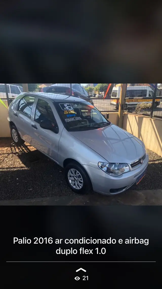 Carro Fiat Palio 2016 Fire 1.0 8V (Flex) 4p