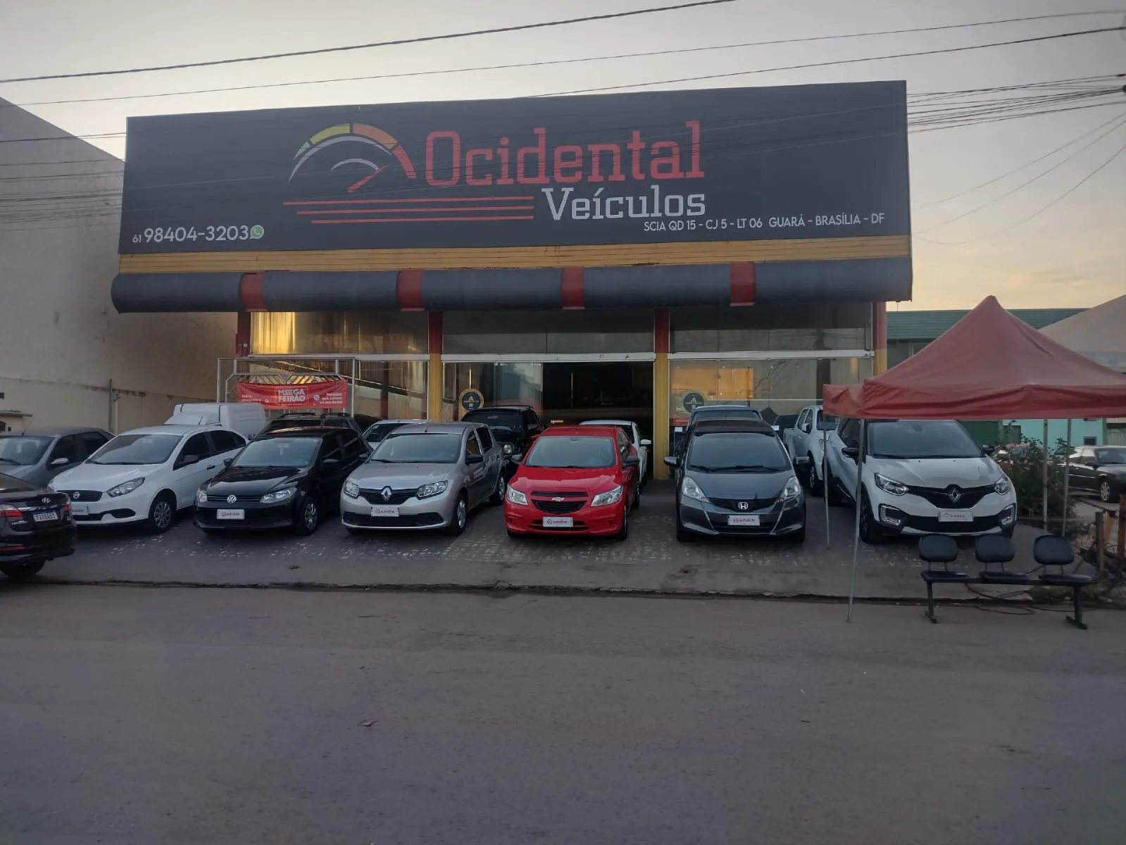 Fachada da loja Veículos à venda em OCIDENTAL VEICULOS - Brasília - DF | Mobiauto