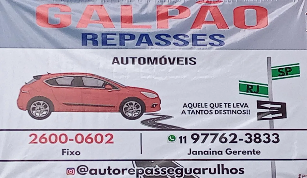 Fachada da loja Auto Repasse Guarulhos - Guarulhos - SP