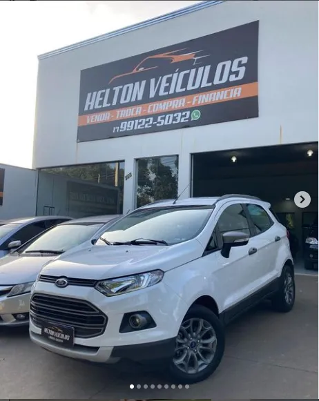 Fachada da loja Helton Veiculos  - Olímpia - SP