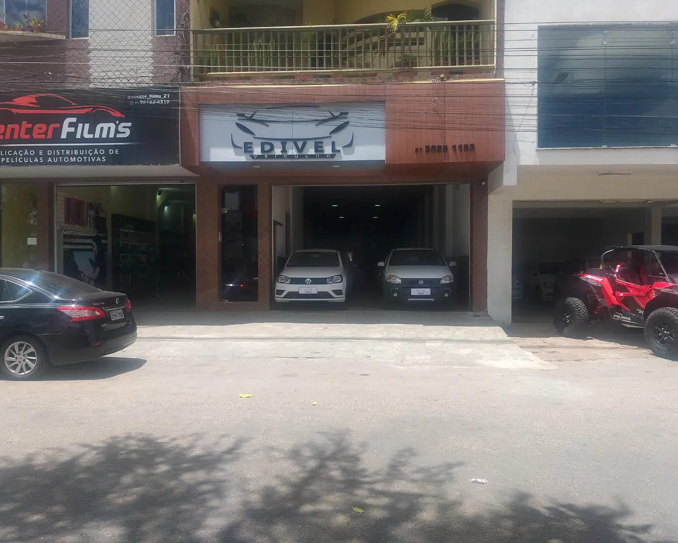 Fachada da loja Edivel Veículos - Garanhuns - PE