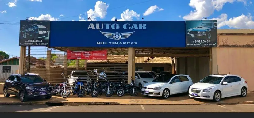 Fachada da loja AUTO CAR MULTIMARCAS - Naviraí - MS