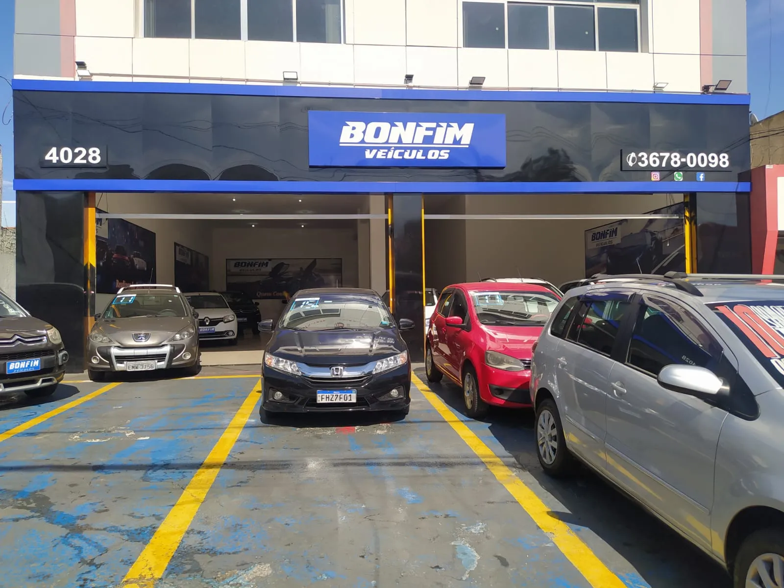 Fachada da loja Bonfim Veiculos - São Paulo - SP