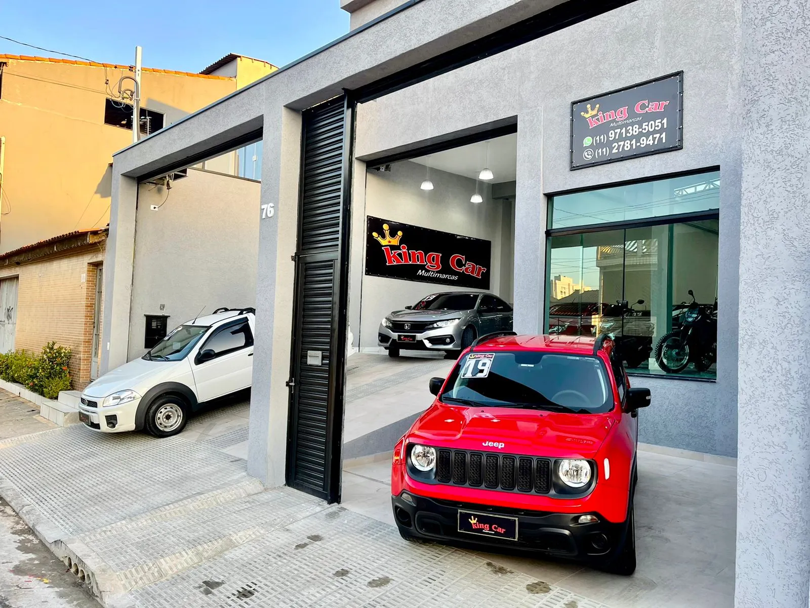 Fachada da loja King Car Multimarcas - São Paulo - SP