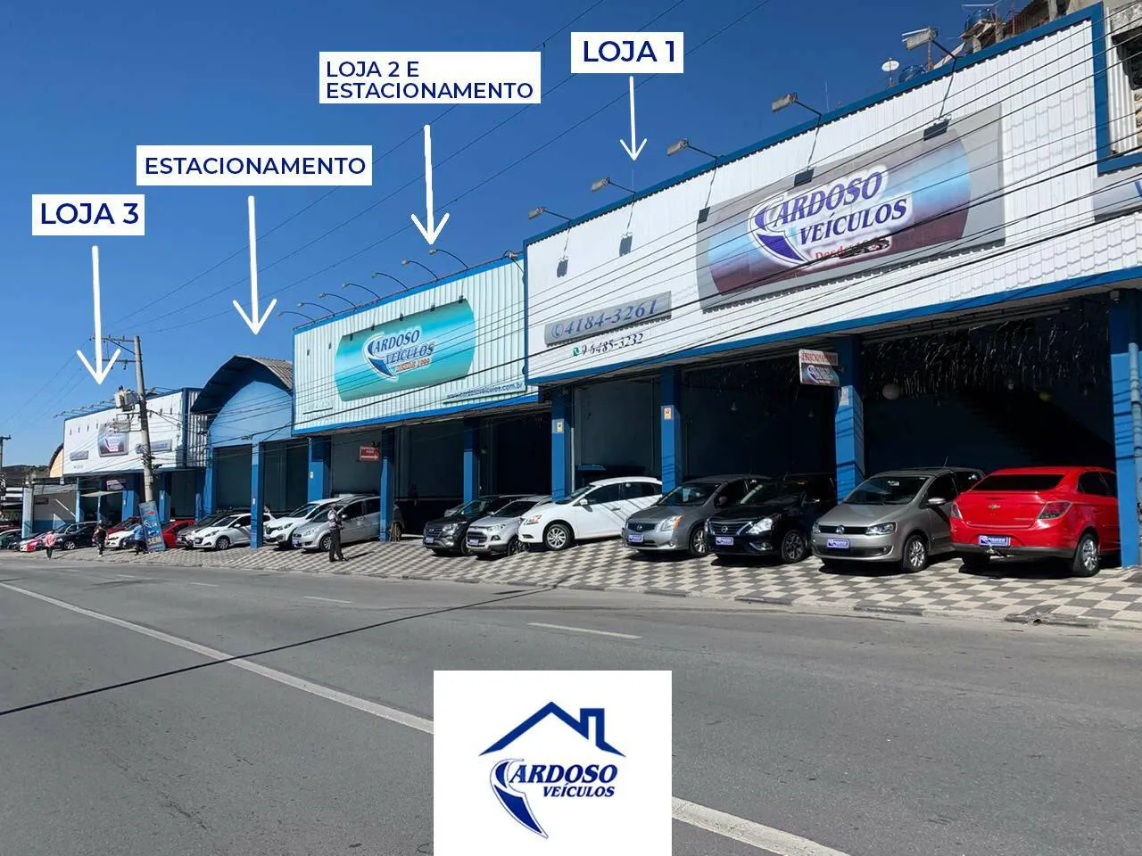 Fachada da loja Veículos à venda em CARDOSO VEÍCULOS - Carapicuíba - SP | Mobiauto