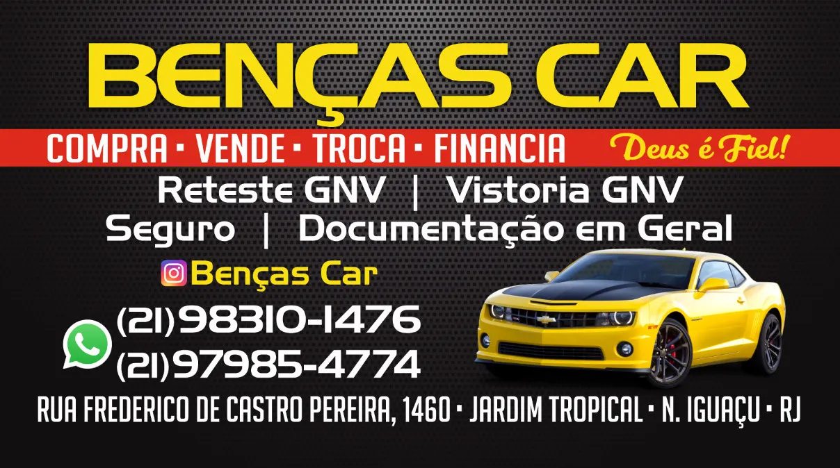 Fachada da loja BENCAS CAR - Nova Iguaçu - RJ