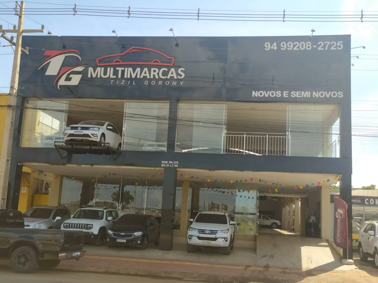 Fachada da loja Veículos à venda em TG MULTIMARCAS - Parauapebas - PA