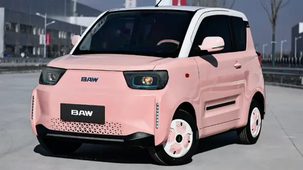 BAW Yuanbao é um pouco menor que o Caoa Chery iCar, roda até 170 km entre cada recarga e custa o equivalente a só R$ 27.000