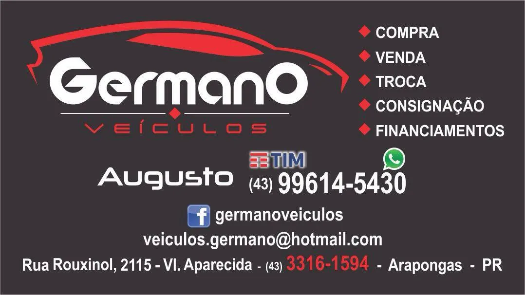 Fachada da loja Veículos à venda em GERMANO VEICULOS - Arapongas - PR | Mobiauto