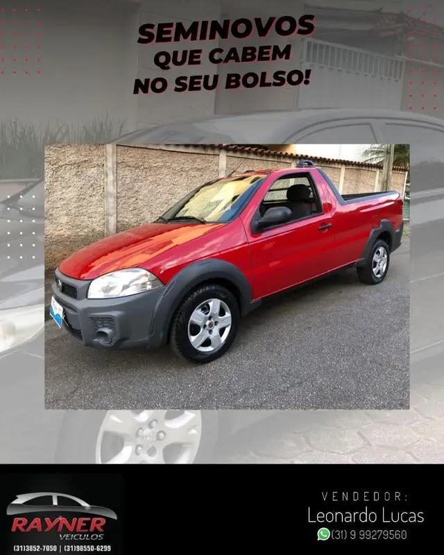 Carro Fiat Strada 2015 Working 1.4 (Flex)