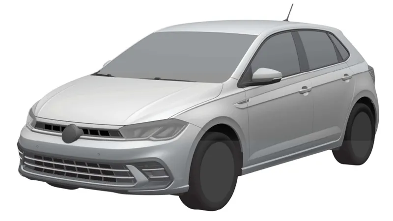 Volkswagen Polo 2023 é revelado com visual idêntico ao europeu