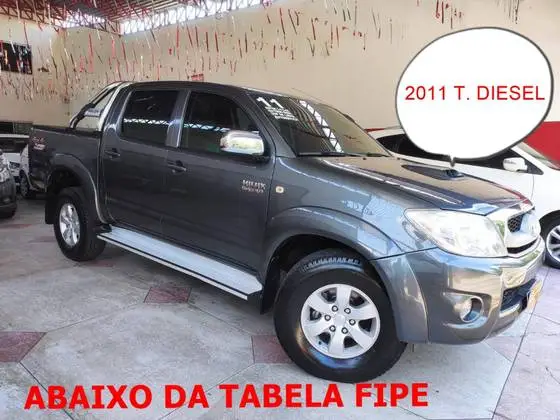 Carro Toyota Hilux Cabine Dupla 2011 Hilux SRV 4X4 3.0 (cab dupla) (aut)