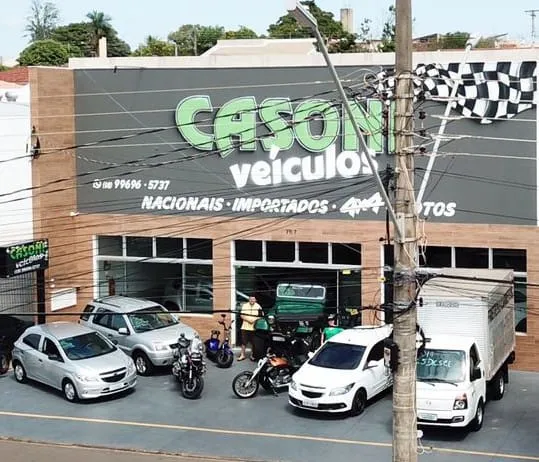 Fachada da loja Veículos à venda em CASONI VEICULOS - Dracena - SP | Mobiauto
