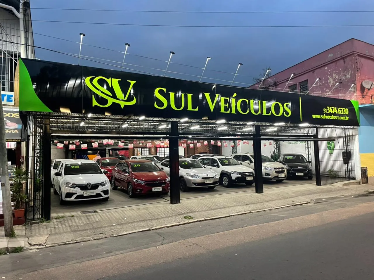 Fachada da loja Veículos à venda em SUL VEICULOS - Sapucaia do Sul - RS | Mobiauto