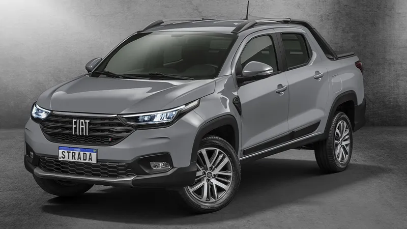 Fiat Strada 2023 ganha cor cinza do Pulse e ar digital a até R$ 125.990