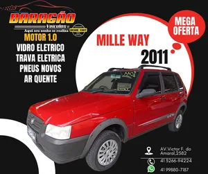 Fiat Uno Mille 2011 Fire Economy Way 1.0 (Flex) 2p