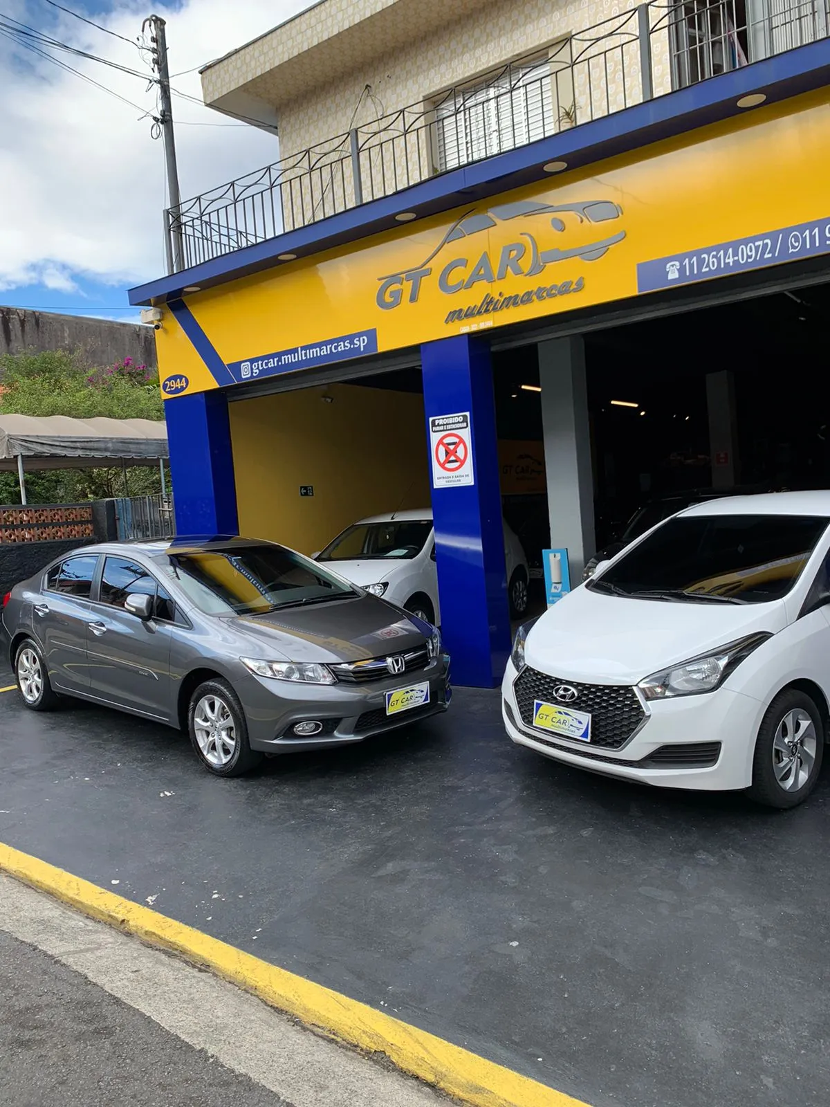 Fachada da loja GT-CAR MULTIMARCAS - São Paulo - SP