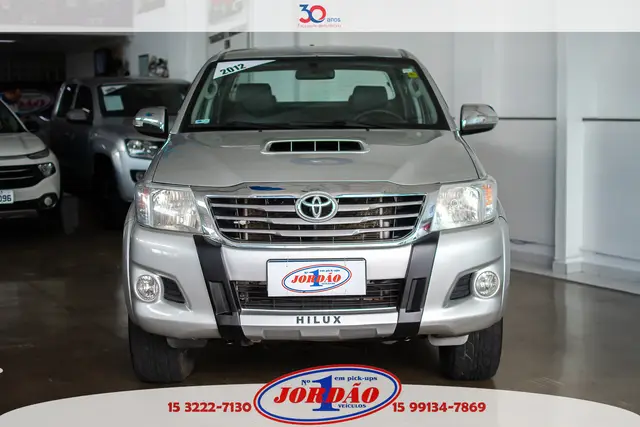 Carro Toyota Hilux Cabine Dupla 2012 Hilux 3.0 TDI 4x4 CD SRV (Aut)