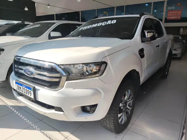 Carro Ford Ranger Cabine Dupla 2021 Limited 3.2 Turbodiesel 20V 4x4 (Aut)