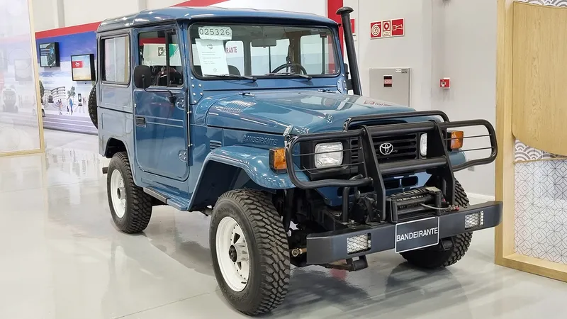 Último Toyota Bandeirante nacional é guardado como relíquia 0 km