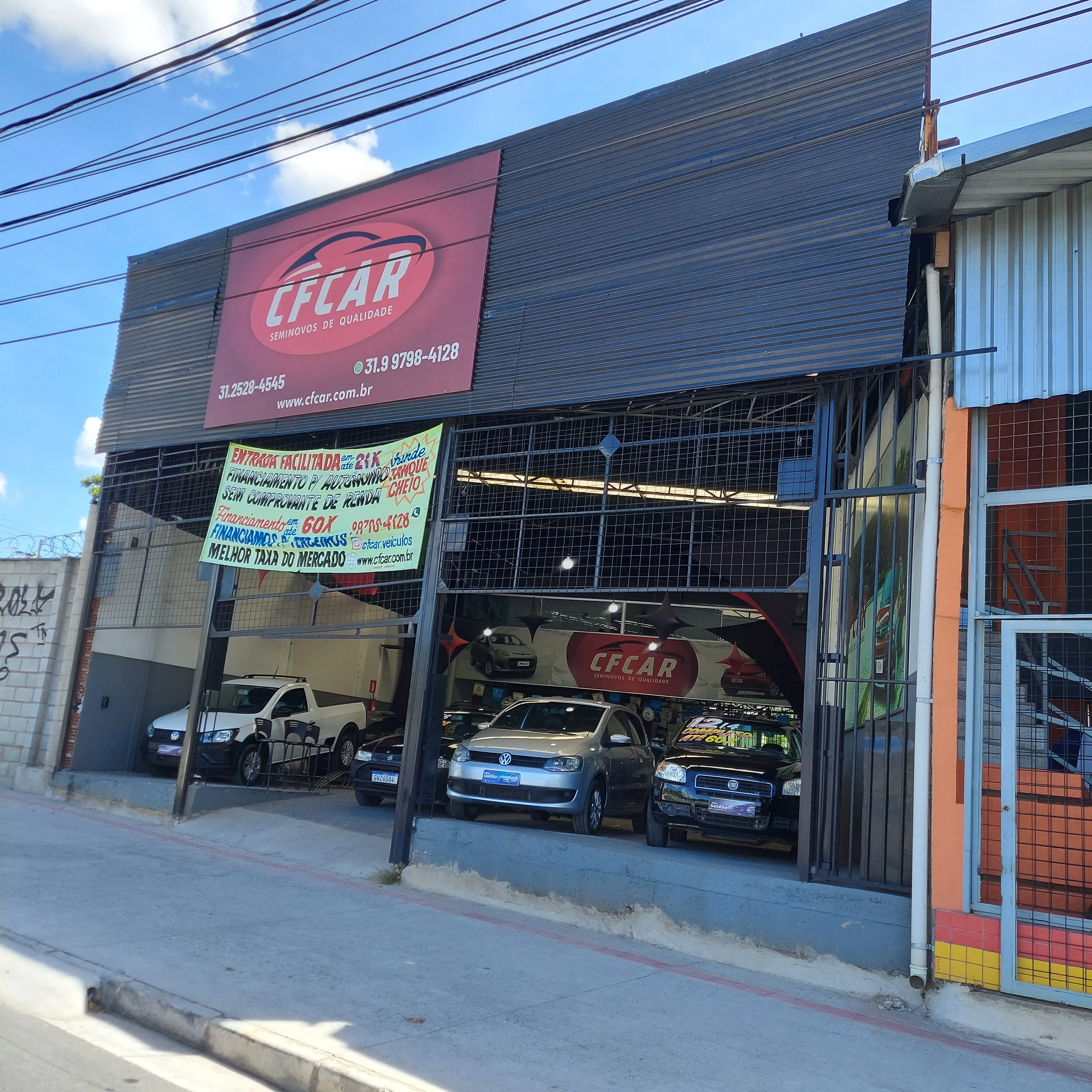Fachada da loja CFCAR - Belo Horizonte - MG