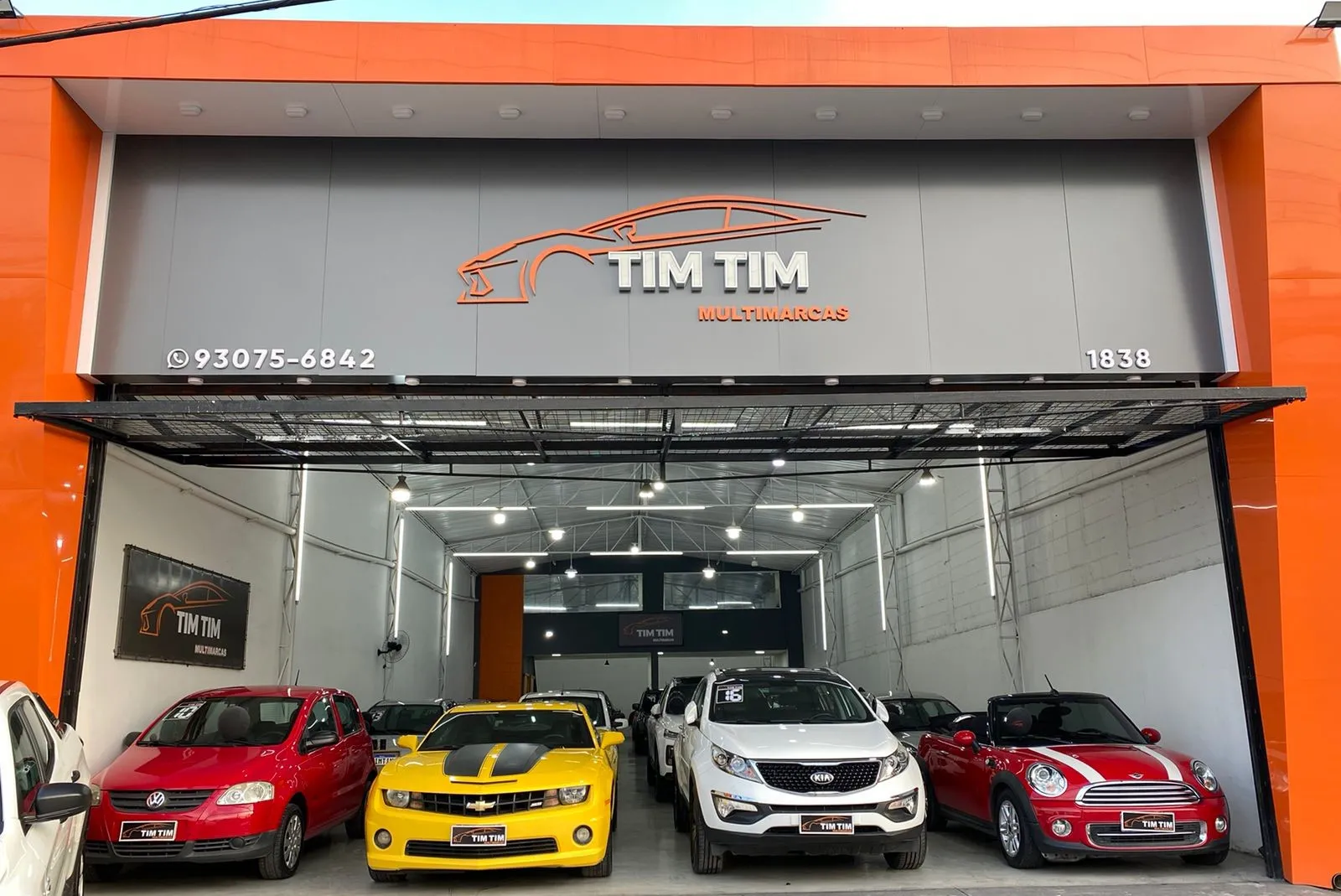 Fachada da loja Veículos à venda em TIMTIM MULTIMARCAS - Suzano - SP | Mobiauto