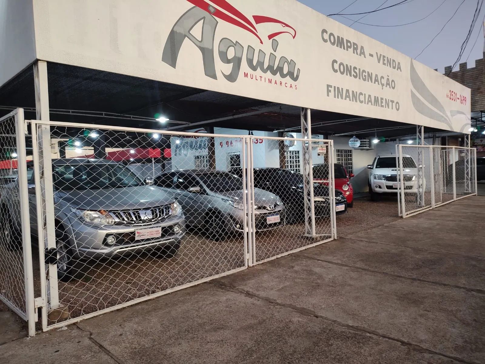 Fachada da loja ÁGUIA MULTIMARCAS - Sinop - MT