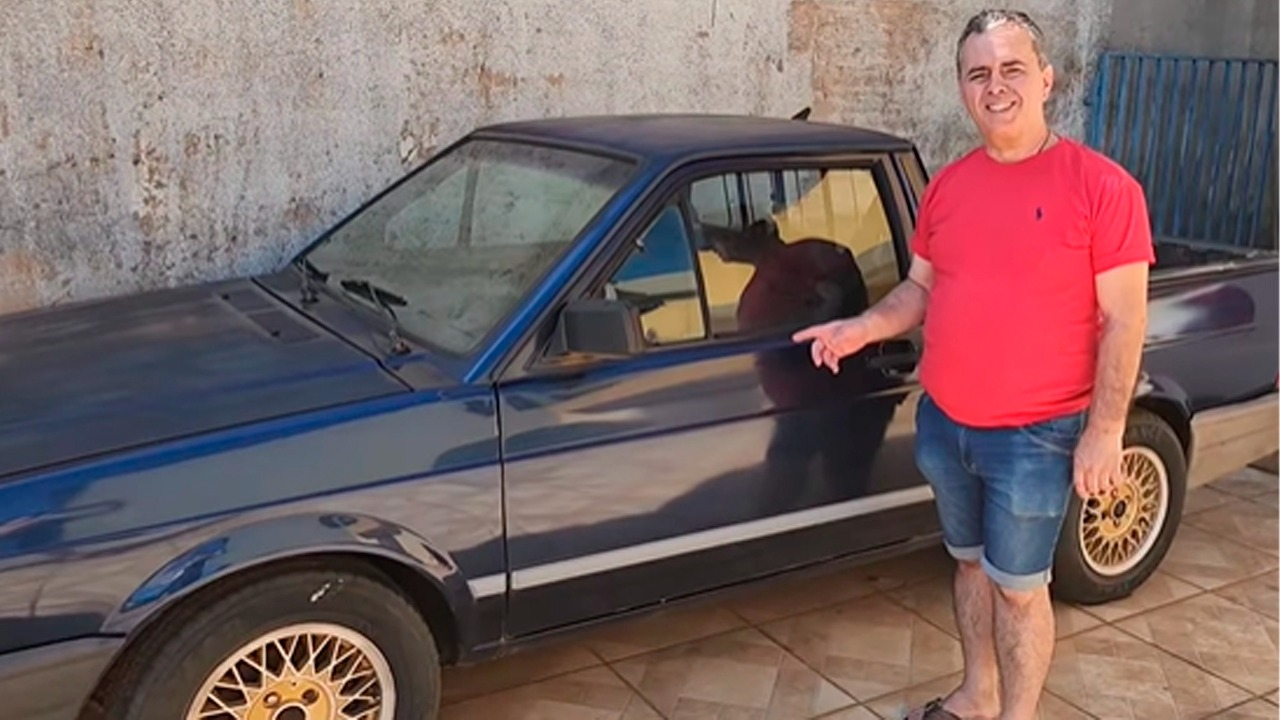 Paulo Cesar Alencar viralizou três décadas depois de montar sua própria Saveiro para não precisar gastar o dobro comprando uma pronta na concessionária