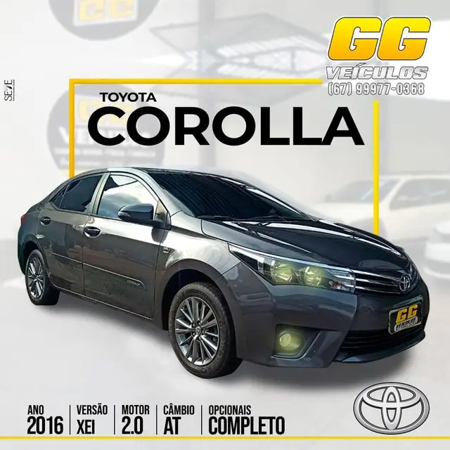 Carro Toyota Corolla 2016 2.0 XEi Multi-Drive S (Flex)