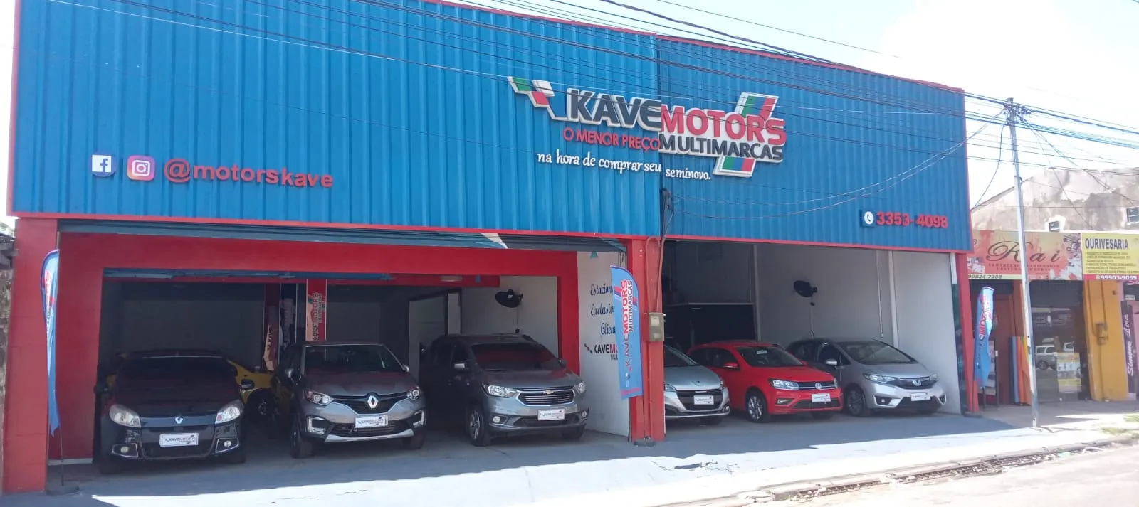 Fachada da loja Veículos à venda em KAVE AUTOMÓVEIS - Ananindeua - PA | Mobiauto