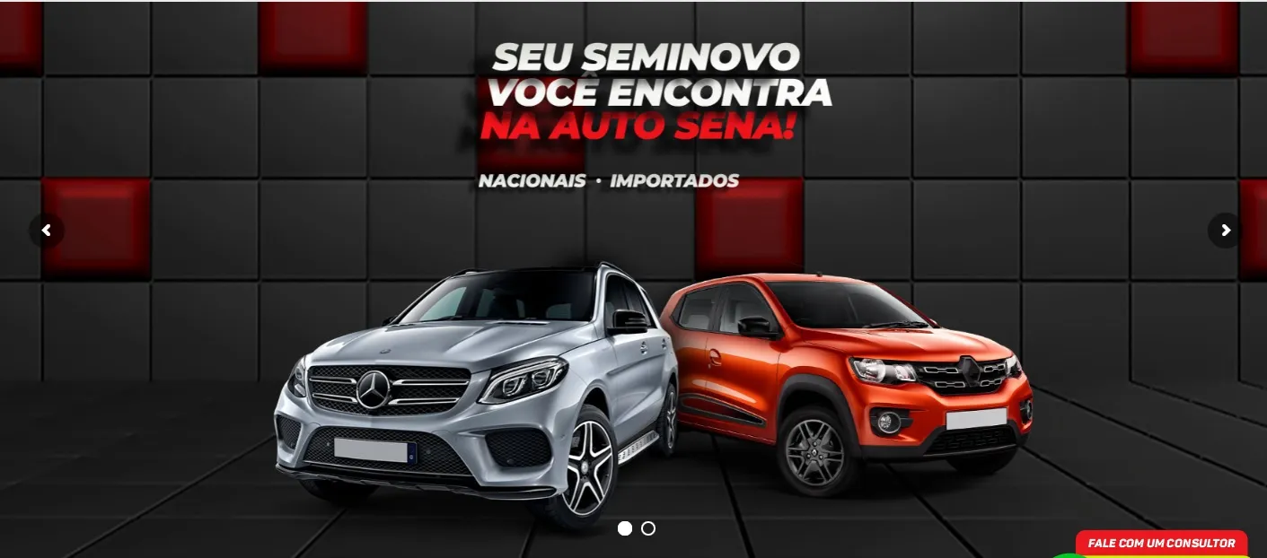 Fachada da loja Veículos à venda em AUTO SENA  - Salvador - BA | Mobiauto