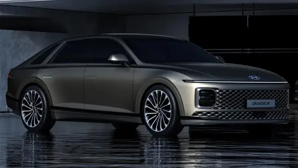 Sétima geração do sedan foi apresentado na Coreia do Sul com visual futurista