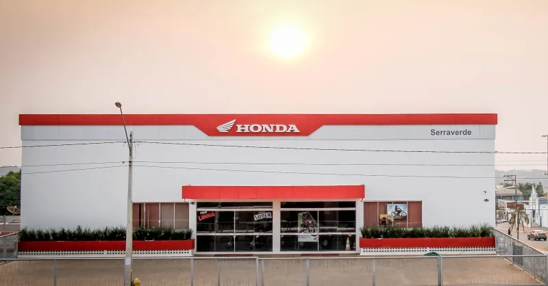 Fachada da loja Serra Verde Honda - Palmas - TO