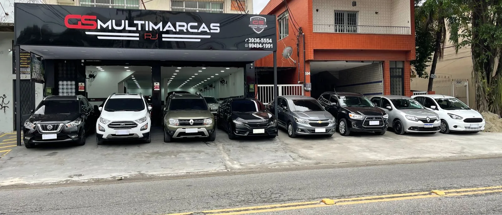 Fachada da loja Veículos à venda em GS MULTIMARCAS - Rio de Janeiro - RJ | Mobiauto